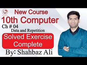 10th Computer Chapter 4 | Solved Exercise | Programming Exercise Chapter No 4 | @Digital Education