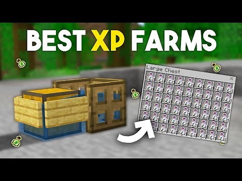 BEST Early Game XP Farms in Minecraft Bedrock 1.19!