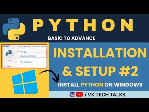 Installing Python and Writing Your First Program in English | Python Tutorial #2