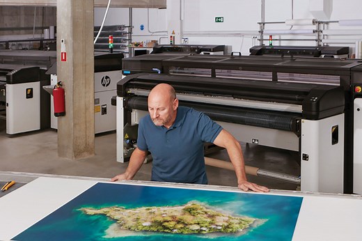 HP Latex R Printer Series - HP Latex large-format flatbed printers