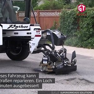 Raffiniert: Mit dieser Maschine können Schlaglöcher in Rekordzeit ausgebessert werden SuperiorRoads Solutions | Die Tester