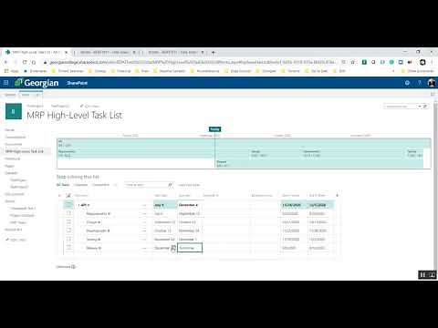 SharePoint for Project Management Part 1 - Task List - Part 2 - SDLC Timelines Add Tasks