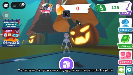 adopt me spawner script #CapCut #roblox #adoptme #script #halloweenupdate