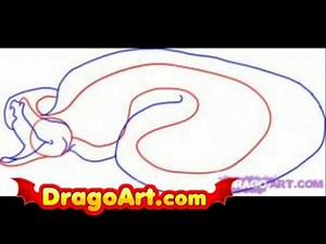 How to draw a Ball Python, step by step