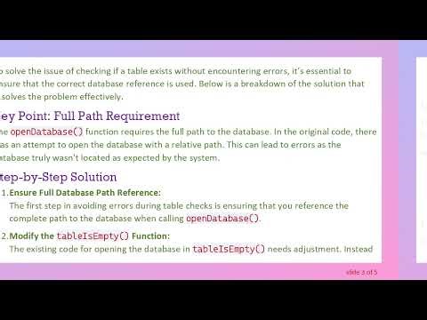 How to Check if a Table Exists in Flutter's Database