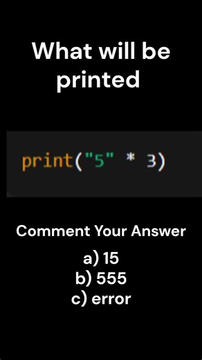 What Will Python Print? Try This Simple Trick Question! | Comment Your Answer