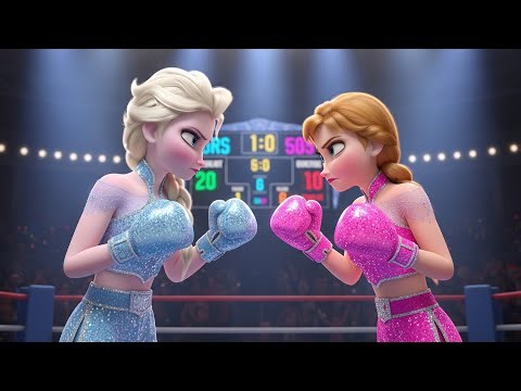 ❄️Elsa vs Anna🔥🥊 Epic Boxing Showdown – Who Will Win?