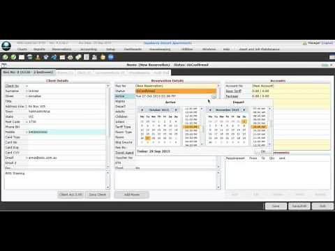 MAKE A BOOKING IN RMS