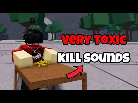 VERY TOXIC CUSTOM KILL SOUND IDS | ROBLOX Strongest Battlegrounds