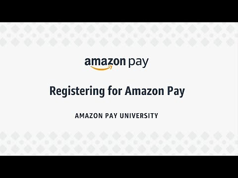 Registering for Amazon Pay