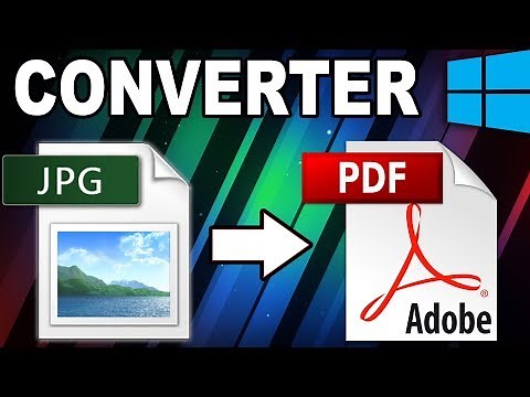 How to convert JPG to PDF
