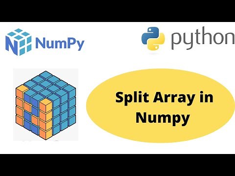 Python Numpy Split Array | Split Array in Numpy | Numpy Tutorial for Beginner