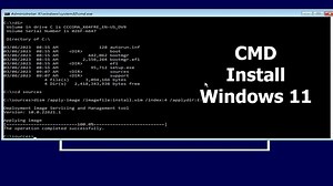 CMD : How to install Windows 11 using command prompt