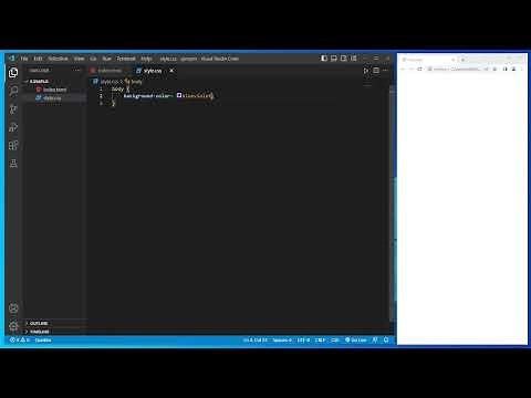 como CREAR una HOJA de ESTILOS CSS en VISUAL STUDIO CODE 🚀