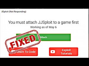 How to fix JJsploit not responing in windows 10 | JJsploit not responing Windows 11/10
