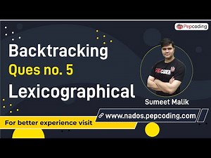 How to Print in Lexicographical Order using Recursion?? | Algorithms