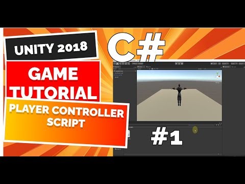 Unity 3D Tutorial 01 - How to create player controller script for unity game TAGALOG