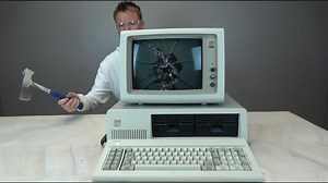 11K views · 73 reactions | We CUT OPEN the World's First P.C!?!? So incredible to see how tech has evolved over the past 36 years. This IBM 5150 is iconic. Did you ever see one of these computers as a kid? | What's Inside? | Facebook