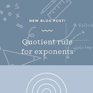 Quotient rule for exponents to simplify fractions — Krista King Math | Online math help