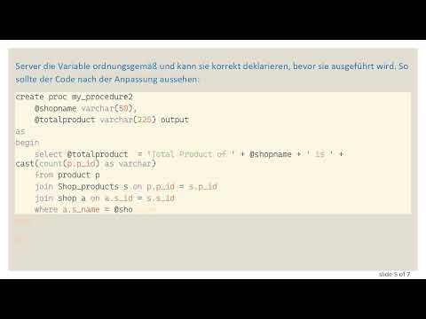 So beheben Sie den Fehler: Scalar Variable muss deklariert werden in SQL Server