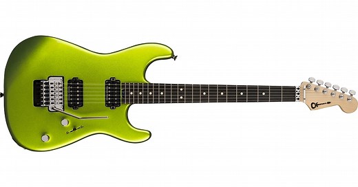 Pro-Mod San Dimas® Style 1 HH FR E, Ebony Fingerboard, Lime Green Metallic