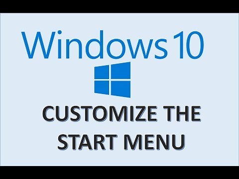 Windows 10 - Start Menu Customization - How to Customize the Interface Settings on PC - MS Tutorial