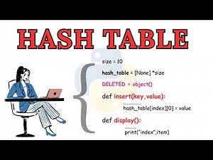 Python Program To Implement Hash Tables | Open Addressing | Data Structure
