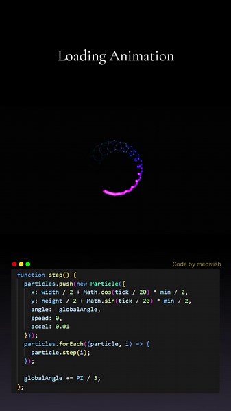 Loading Animation for Web Development Projects