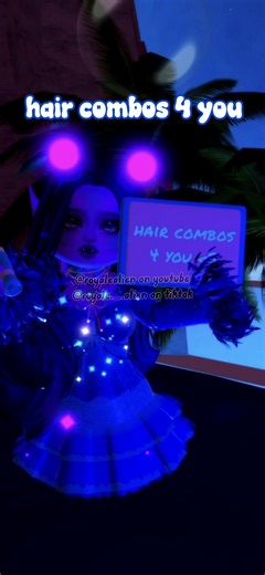 hair combos in royale high!🛸 #royalealien #fyp #royalhigh #haircombos | royale high