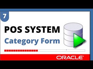POS System : Category Form Using Oracle Developer 6i (Urdu/Hindi)