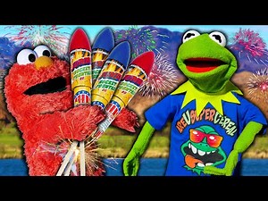 Kermit the Frog and Elmo's 4th of July Clothing Store!