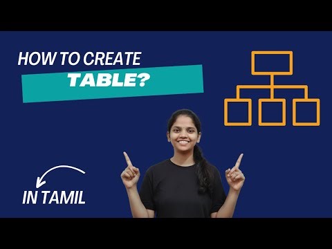 MySQL : How to CREATE the TABLE?