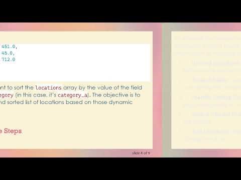 How to Sort Nested Arrays in MongoDB Using Dynamic Parameters