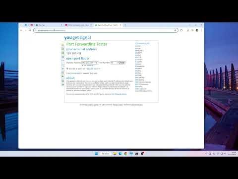 Check ports of server with Open Port Check Tool