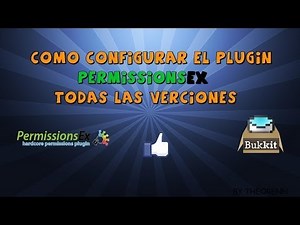 TUTORIAL | Como configurar el plugin PermissionsEx Todas las versiones | Minecraft