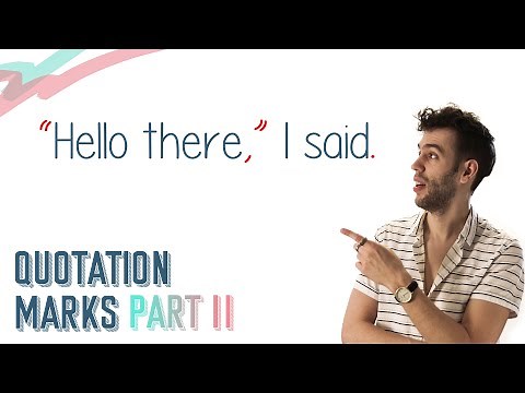 QUOTATION MARKS (PART 2) | English Lesson