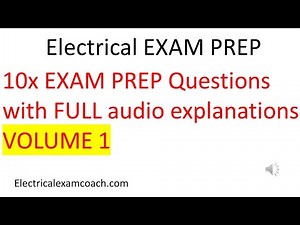 10x NEC Electrical Exam Prep Questions With Full Explanations Volume 1