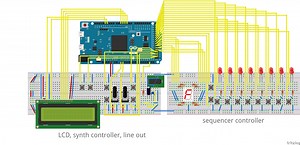 arduino synth and sequencer
