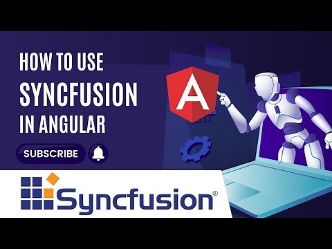 How to Use syncfusion in Angular | Angular 18