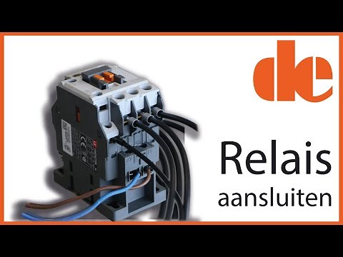 Relais: Leer binnen 1 minuut hoe je een relais aansluit. (korte uitleg)