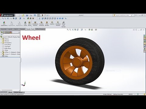 SolidWorks Tutorial Sketch Wheel