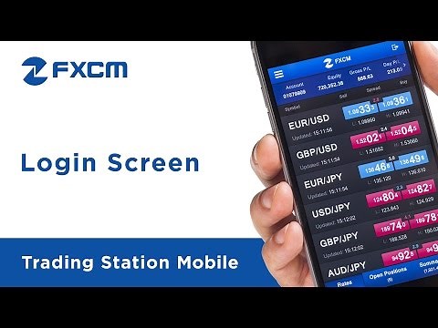 Login Screen | FXCM Trading Station Mobile