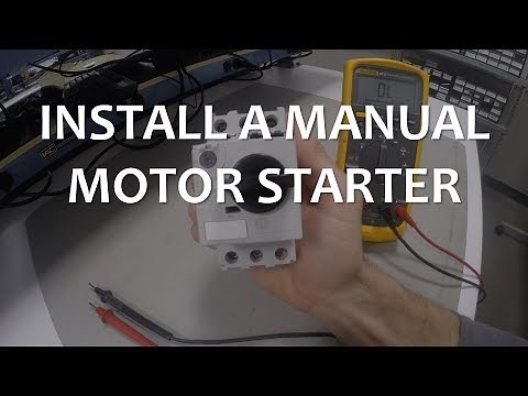 Install a Manual Motor Starter