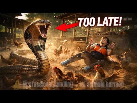 72 Hours of Panic - The Moment a Girl Confronts Her Fears as Giant Python Attacks Chicken Farm