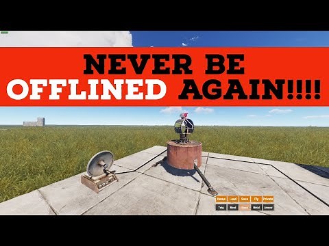 RUST | HOW TO PREVENT OFFLINES!!! | New SMART ALARM Turret system!