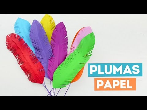 🪶 How to Make Paper Feathers – Easy Craft