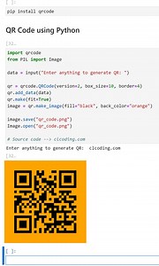 516K views · 3.5K reactions | Colorful QR Code using Python | Python Coding | Facebook