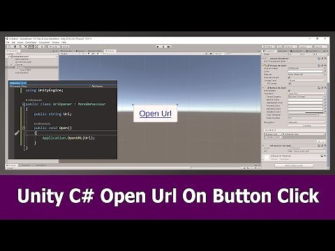 Unity C# Tutorial : Open Url on Button Click