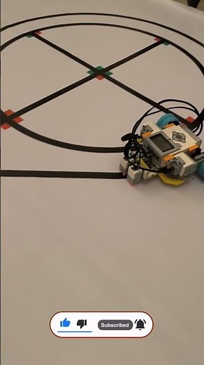 Ev3 Best Follow Line Large Motors Design With Steps #house_of_robots #lego #follow_line