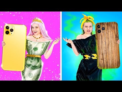 RICH STUDENT BECOME HOMELESS || Swapping Outfit With A Broke! Rich vs Poor Student by 123 GO! SCHOOL